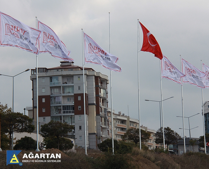 Boru Tipi Bayrak Direkleri
